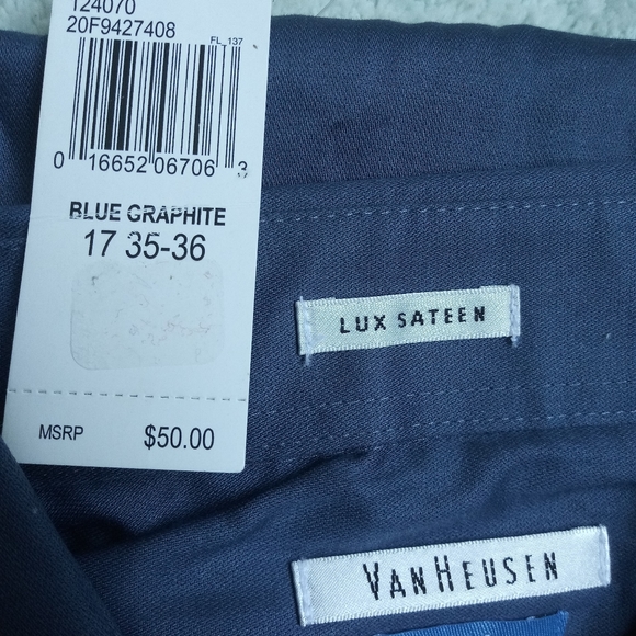 Van Heusen Lux Sateen tall shirt - Picture 5 of 6